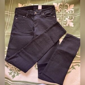 H&M Women’s Black Super Skinny Low Waist Jeans EUC